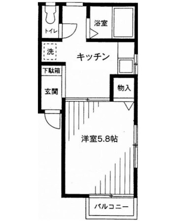 プラセール中延の物件間取画像